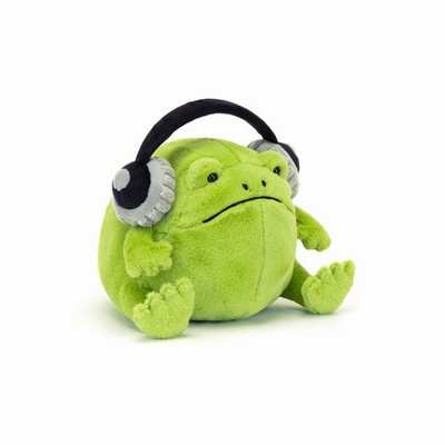 Jellycat Ricky Rain Frog Headphones UK | 30459KAQZ